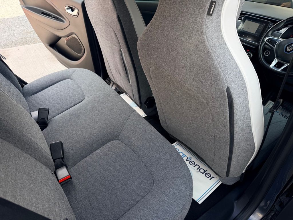 USED 2020 20 RENAULT ZOE R110 52kWh Iconic Hatchback 5dr Electric Auto (i) (107 bhp) 6 Services|Sensors|SatNav|Cruise|Lane Assist|Wireless Phone Charger|