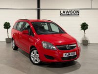 USED 2014 14 VAUXHALL ZAFIRA 1.8 16V Exclusiv MPV 5dr Petrol Manual Euro 5 (120 ps) 