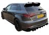 USED 2018 68 AUDI A3 1.0 TFSI 30 Black Edition Sportback 5dr Petrol Manual Euro 6 (s/s) (116 ps) RS3 Bodykit, Carbon Fibre Styling, Akrapovic Exhaust System, Comfort and Sound Pack, Apple CarPlay / Android Auto