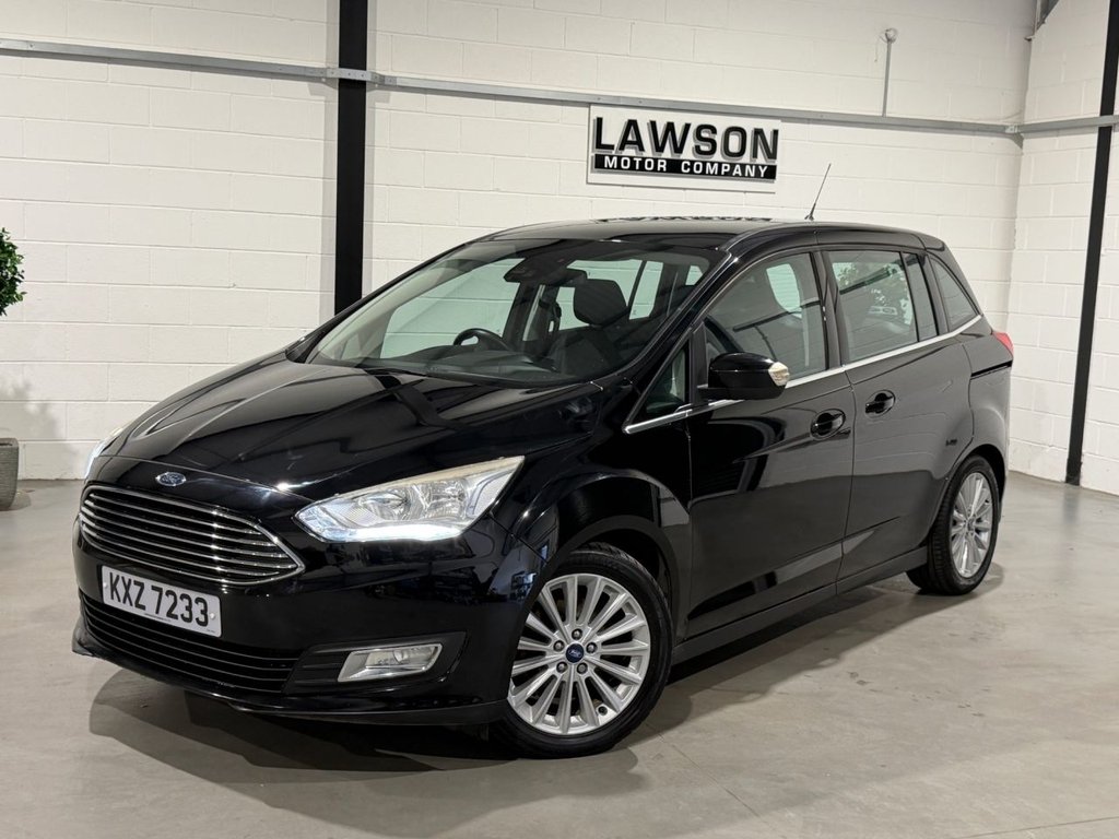 USED 2017 FORD GRAND C-MAX 1.0T EcoBoost Titanium MPV 5dr Petrol Manual Euro 6 (s/s) (Nav) (100 ps) 