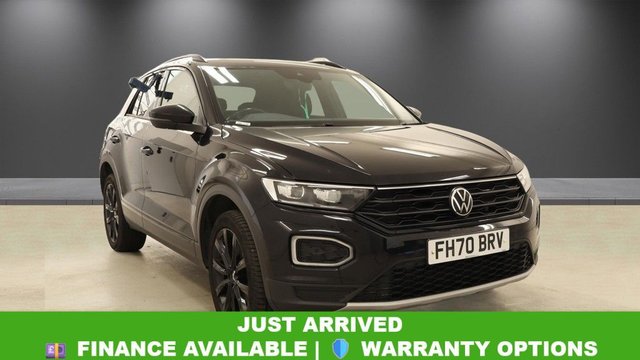 2021 70 VOLKSWAGEN T-ROC 1.5 TSI EVO Black Edition SUV 5dr Petrol Manual Euro 6 (s/s) (150 ps) 
