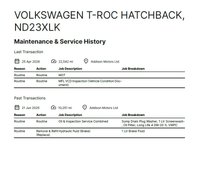 USED 2023 23 VOLKSWAGEN T-ROC 1.0 TSI Life SUV 5dr Petrol Manual Euro 6 (s/s) (110 ps) 1 OWNER FROM NEW, FULL DEALER HIST
