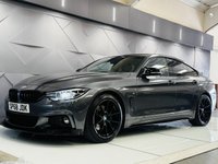 USED 2018 68 BMW 4 SERIES GRAN COUPE 2.0 420i GPF M Sport Hatchback 5dr Petrol Auto Euro 6 (s/s) (184 ps) HARMANKARDON|PRONAV|HEATEDSEAT|MSPORTBRAKINGSYSTEM|MSPORTPLUSPACKAGE|BLUETOOTH|ULEZ|HIGHBEAMASSIST|FOLDINGMIRRORS|PARKINGSENSORSFRONT/REAR|CRUISE|SPORTSTRANSMISSION|PADDLESHIFT|AUTOWIPERS