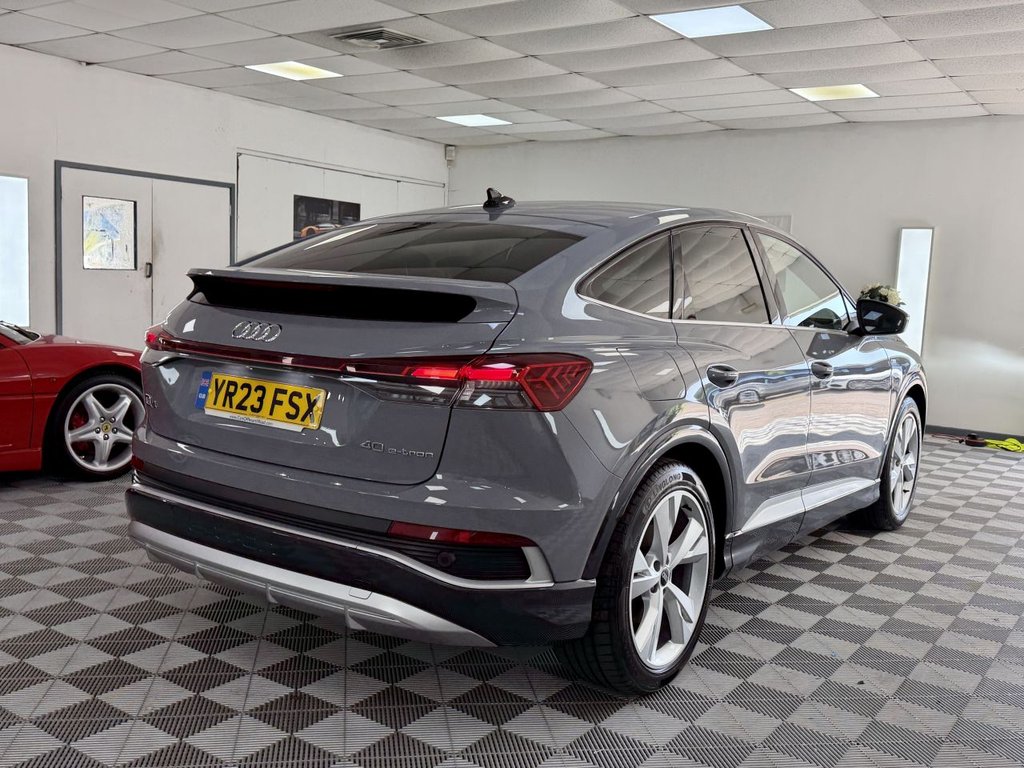 USED 2023 23 AUDI Q4 E-TRON 40 S line Sportback 5dr Electric Auto 82kWh (204 ps) 