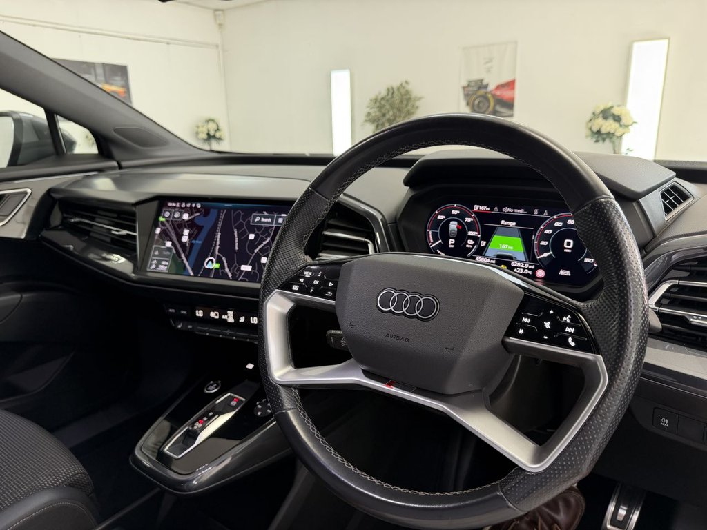 USED 2023 23 AUDI Q4 E-TRON 40 S line Sportback 5dr Electric Auto 82kWh (204 ps) 