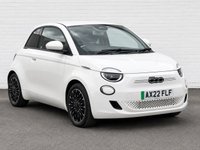 USED 2022 22 FIAT 500E 42kWh Icon Hatchback 3dr Electric Auto (118 ps) 1 OWNER, 17" ALLOYS, COMFORT SEATS