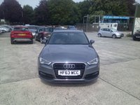 USED 2013 63 AUDI A3 2.0 TDI S line Sportback 5dr Diesel Manual Euro 5 (s/s) (150 ps) OVER 50 CARS IN STOCK+CAMBELT DONE