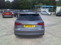 USED 2013 63 AUDI A3 2.0 TDI S line Sportback 5dr Diesel Manual Euro 5 (s/s) (150 ps) OVER 50 CARS IN STOCK+CAMBELT DONE