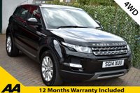 USED 2014 14 LAND ROVER RANGE ROVER EVOQUE 2.2 SD4 PURE 5 DOOR 9-SPEED AUTO 4WD 187 BHP  Panoramic Sunroof / DAB / Cruise