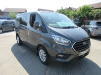 USED 2022 72 FORD TRANSIT CUSTOM 2.0 320 ECOBLUE LIMITED CREW VAN DOUBLE CAB 5DR DIESEL MANUAL L1 H1 EURO 6 (6 SEAT) (130 PS) FORD TRANSIT SIX SEATER LTD CREW CAB METALLIC GREY 72 PLATE 2022 YEAR