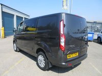 USED 2022 72 FORD TRANSIT CUSTOM 2.0 320 ECOBLUE LIMITED CREW VAN DOUBLE CAB 5DR DIESEL MANUAL L1 H1 EURO 6 (6 SEAT) (130 PS) FORD TRANSIT SIX SEATER LTD CREW CAB METALLIC GREY 72 PLATE 2022 YEAR