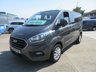 USED 2022 72 FORD TRANSIT CUSTOM 2.0 320 ECOBLUE LIMITED CREW VAN DOUBLE CAB 5DR DIESEL MANUAL L1 H1 EURO 6 (6 SEAT) (130 PS) FORD TRANSIT SIX SEATER LTD CREW CAB METALLIC GREY 72 PLATE 2022 YEAR