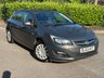 USED 2013 63 VAUXHALL ASTRA 1.4 16v Exclusiv Hatchback 5dr Petrol Manual Euro 5 (100 ps) ULEZ+2FO+FSH+LOW MILES+PETROL