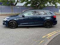 USED 2016 66 AUDI A3 1.4 TFSI CoD S line Sportback 5dr Petrol S Tronic Euro 6 (s/s) (150 ps) ULEZ+1FO+SH+NAV+SENSOR