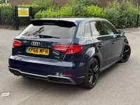 USED 2016 66 AUDI A3 1.4 TFSI CoD S line Sportback 5dr Petrol S Tronic Euro 6 (s/s) (150 ps) ULEZ+1FO+SH+NAV+SENSOR