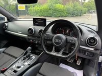 USED 2016 66 AUDI A3 1.4 TFSI CoD S line Sportback 5dr Petrol S Tronic Euro 6 (s/s) (150 ps) ULEZ+1FO+SH+NAV+SENSOR