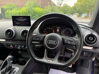 USED 2016 66 AUDI A3 1.4 TFSI CoD S line Sportback 5dr Petrol S Tronic Euro 6 (s/s) (150 ps) ULEZ+1FO+SH+NAV+SENSOR