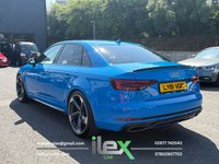 USED 2019 19 AUDI A4 2.0 TDI 40 Black Edition Saloon 4dr Diesel S Tronic Euro 6 (s/s) (190 ps) Turbo Blue Black Edition