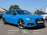 USED 2019 19 AUDI A4 2.0 TDI 40 Black Edition Saloon 4dr Diesel S Tronic Euro 6 (s/s) (190 ps) Turbo Blue Black Edition