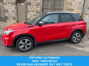 2015 SUZUKI VITARA 1.6 SZ5 SUV 5dr Petrol Auto Euro 6 (s/s) (120 ps) &pound;11990.00