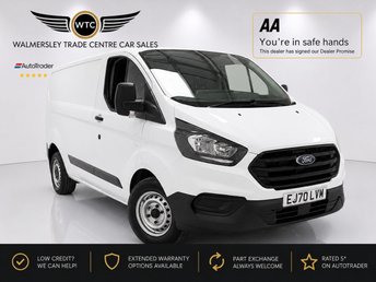2021 FORD TRANSIT CUSTOM 2.0 300 EcoBlue Leader Panel Van 5dr Diesel Manual L1 H1 Euro 6 (s/s) (105 ps) &pound;9895.00