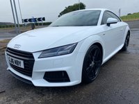 USED 2016 16 AUDI TT 2.0 TFSI S line Coupe 3dr Petrol S Tronic Euro 6 (s/s) (230 ps) 12 MONTHS PART AND LABOUR RAC WARRANTY+RAC BREAKDOWN COVER