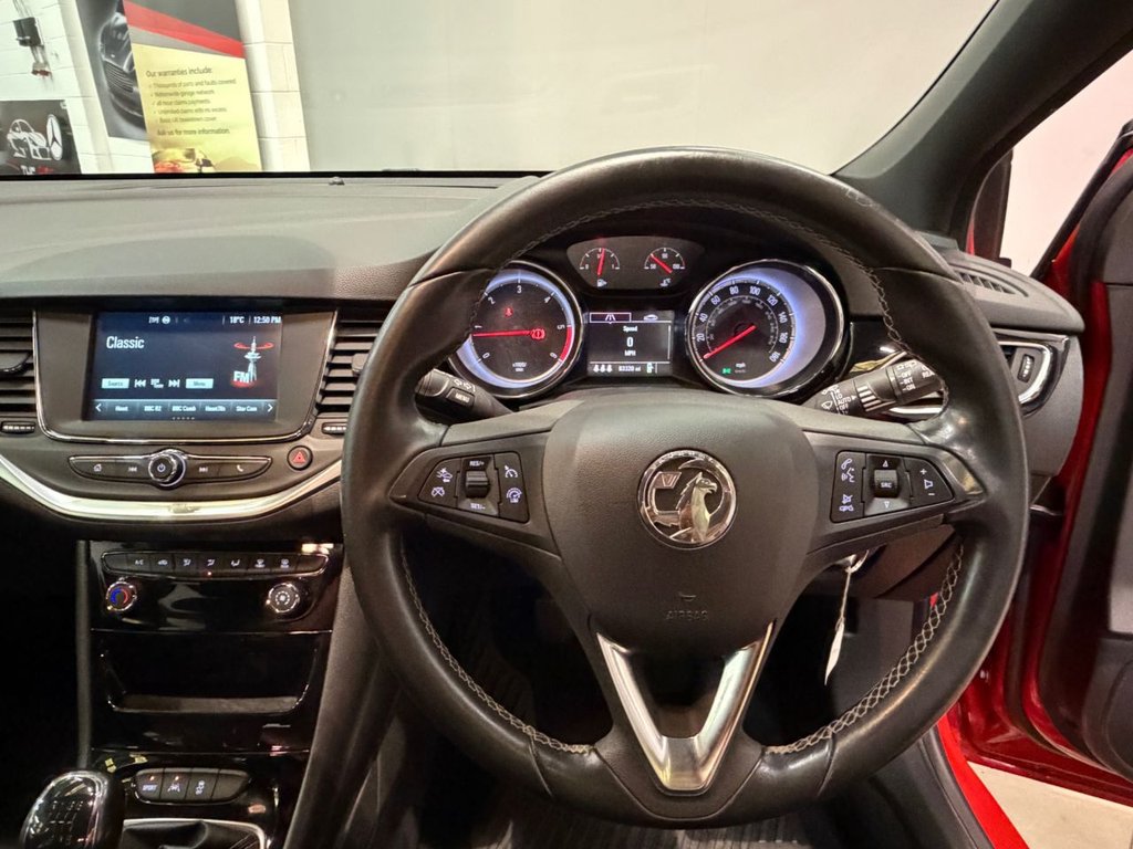 USED 2016 16 VAUXHALL ASTRA 1.6 CDTi ecoTEC BlueInjection SRi Hatchback 5dr Diesel Manual Euro 6 (110 ps) 