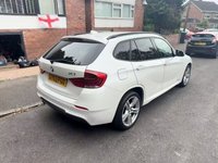 USED 2013 63 BMW X1 2.0 18d M Sport SUV 5dr Diesel Auto sDrive Euro 5 (s/s) (143 ps) PEARL PAINT + SENSORS + BLUETOOTH
