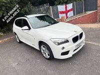 USED 2013 63 BMW X1 2.0 18d M Sport SUV 5dr Diesel Auto sDrive Euro 5 (s/s) (143 ps) PEARL PAINT + SENSORS + BLUETOOTH