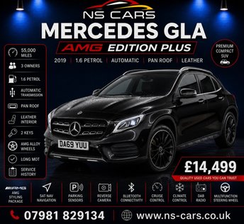 2019 MERCEDES-BENZ GLA 1.6 GLA200 AMG Line Edition (Plus) SUV 5dr Petrol 7G-DCT Euro 6 (s/s) (156 ps) &pound;15499.00