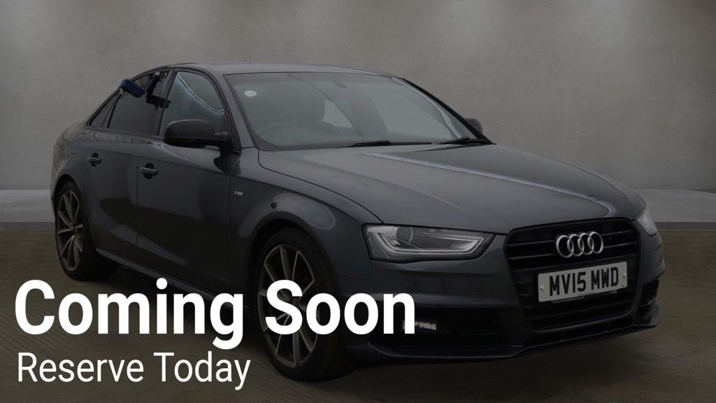 USED 2015 15 AUDI A4 1.8 TFSI Black Edition Plus Saloon 4dr Petrol Multitronic Euro 6 (s/s) (170 ps) SERVICE HISTORY + LONG MOT