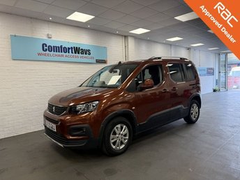 2020 PEUGEOT RIFTER 1.5 BlueHDi Allure WHEELCHAIR ACCESS 3 SEATS AUTO &pound;12995.00