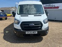 USED 2020 20 FORD TRANSIT 2.0 330 EcoBlue Leader Panel Van 5dr Diesel Manual FWD L2 H2 Euro 6 (s/s) (105 ps) MWB L2 H2 AIR/CON 66000 MILES F.S.H RACKING