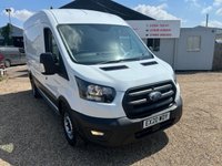 USED 2020 20 FORD TRANSIT 2.0 330 EcoBlue Leader Panel Van 5dr Diesel Manual FWD L2 H2 Euro 6 (s/s) (105 ps) MWB L2 H2 AIR/CON 66000 MILES F.S.H RACKING