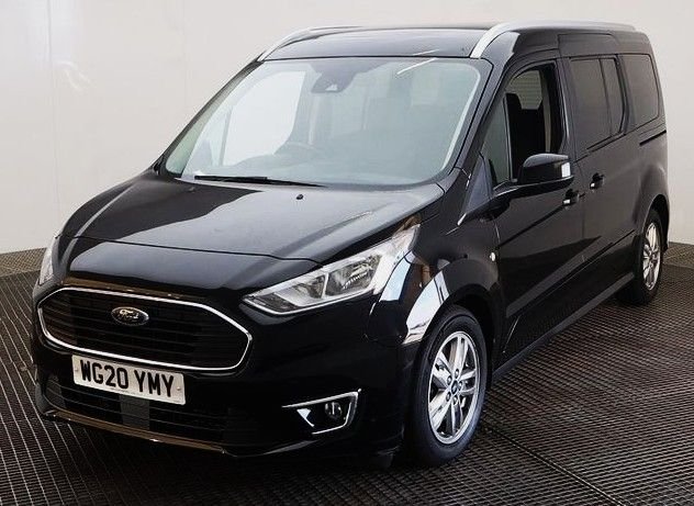View our Ford Grand Tourneo Connect 1.5 EcoBlue Titanium MPV 5dr Diesel Auto Euro 6 (s/s) (120 ps).*5 SEATS+RAMP*AUTO*LOW MILEAGE*OVER 70 MINIBUSES IN STOCK*
