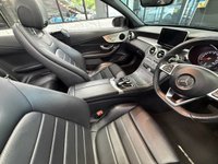 USED 2018 18 MERCEDES-BENZ C CLASS 2.1 C220d AMG Line Cabriolet 2dr Diesel G-Tronic+ Euro 6 (s/s) (170 ps) 2 Keys - Sat Nav - Windscarves