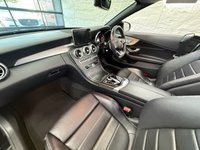 USED 2018 18 MERCEDES-BENZ C CLASS 2.1 C220d AMG Line Cabriolet 2dr Diesel G-Tronic+ Euro 6 (s/s) (170 ps) 2 Keys - Sat Nav - Windscarves