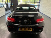 USED 2018 18 MERCEDES-BENZ C CLASS 2.1 C220d AMG Line Cabriolet 2dr Diesel G-Tronic+ Euro 6 (s/s) (170 ps) 2 Keys - Sat Nav - Windscarves
