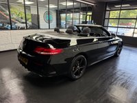 USED 2018 18 MERCEDES-BENZ C CLASS 2.1 C220d AMG Line Cabriolet 2dr Diesel G-Tronic+ Euro 6 (s/s) (170 ps) 2 Keys - Sat Nav - Windscarves