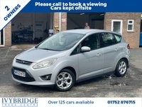 USED 2013 63 FORD C-MAX 1.6 Zetec MPV 5dr Petrol Manual Euro 5 (105 ps) ONLY 2 OWNER+NEW MOT ON SALE