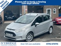 USED 2015 65 FORD B-MAX 1.4 Zetec MPV 5dr Petrol Manual Euro 5 (90 ps) 1 OWNER+FULL SERVICE HISTORY