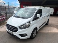 USED 2022 22 FORD TRANSIT CUSTOM 300 EcoBlue Trend  L2 H1 LWB Low roof panel van - AIR CON + ONLY 16000 MILES AIR CON - CRUISE CONTROL - ONLY 16000 MILES