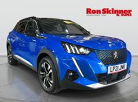 USED 2021 21 PEUGEOT E-2008 50kWh GT SUV 5dr Electric Auto (136 ps) 