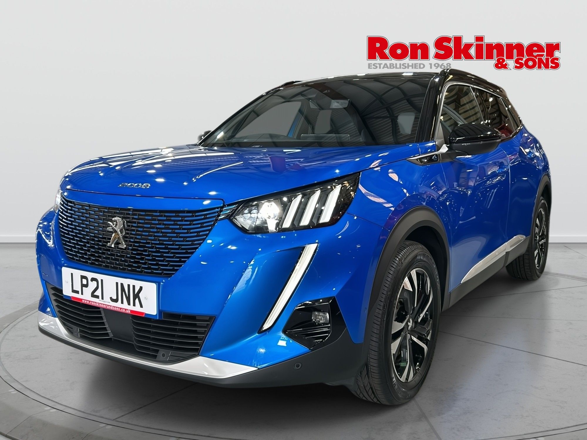 USED 2021 21 PEUGEOT E-2008 50kWh GT SUV 5dr Electric Auto (136 ps) 