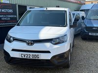 USED 2022 22 TOYOTA PROACE CITY 1.5 BlueHDi Active Short Panel Van 5dr Diesel Manual SWB Euro 6 (s/s) (100 bhp) NO VAT !!! EXCELLENT  CONDITION IN&OUT NO VAT