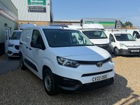 USED 2022 22 TOYOTA PROACE CITY 1.5 BlueHDi Active Short Panel Van 5dr Diesel Manual SWB Euro 6 (s/s) (100 bhp) NO VAT !!! EXCELLENT  CONDITION IN&OUT NO VAT
