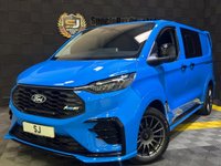 USED 2024 74 FORD TRANSIT CUSTOM 2.0 300 EcoBlue MS-RT Crew Van Double Cab 5dr Diesel Manual L1 H1 Euro 6 (s/s) (150 ps) No VAT / Lined / Tow Bar