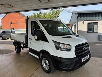 2021 FORD TRANSIT 2.0 350 EcoBlue HD Leader TIPPER ONE STOP BODY  2dr Diesel Manual RWD L2 Euro 6 (s/s) (130 ps) WET BELT JUST BEEN REPLACED &pound;14995.00