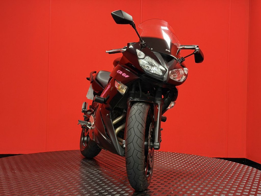 USED 2012 12 KAWASAKI ER-6F TRADE BIKES AT TRADE PRICES 11 SERVICE STAMPS
