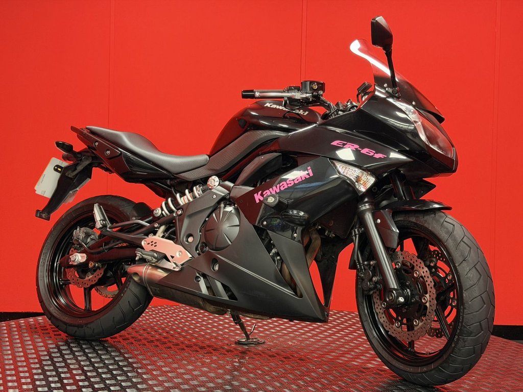 USED 2012 12 KAWASAKI ER-6F TRADE BIKES AT TRADE PRICES 11 SERVICE STAMPS